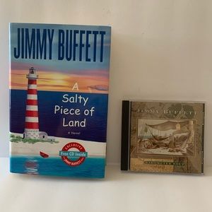 Salty Piece of Land Jimmy Buffett Book Sealed CD HB DJ 1st Ed. Book and Bonus CD